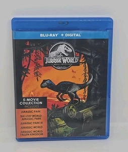 Jurassic World 5-Movie Collection (Blu-ray, 2018, 5-Disc Set) Jurassic Park - Bild 1 von 3