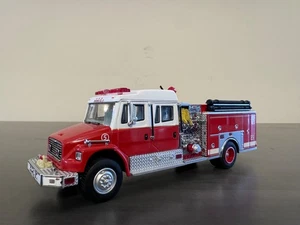Custom 1/64 Code 3- Freightliner Fire Engine #5- Red/ White - Picture 1 of 12