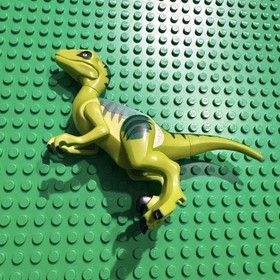 Lego Dino Raptor Velociraptor Green #5884 Mini Fig Figure Jurassic World