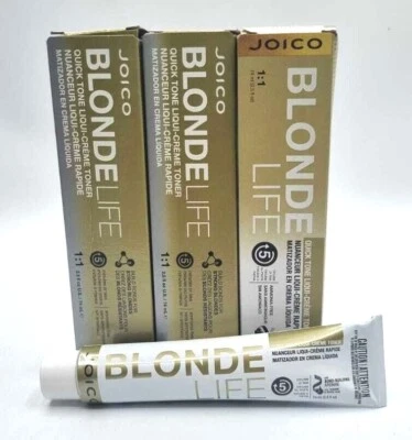 JOICO Blonde Life Quick Tone Creme Toner Tönung Haarfarbe Coloration 74 ml F41