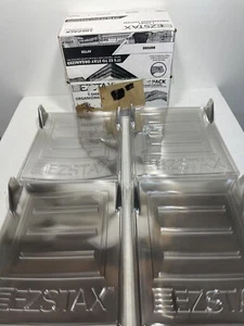 Camiseta EZSTAX Sistema de Organización de Ropa Armario Plegable Viaje - Juego de 100 NUEVO EN CAJA - Imagen 1 de 8