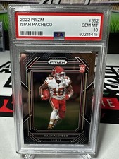2022 Prizm Isiah Pacheco PSA 10