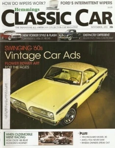 HEMMINGS CLASSIC CAR 2011 NOV - MOD TOP, NASCAR-OLDS, HUDSON TRUCK, St REGIS - Imagen 1 de 1