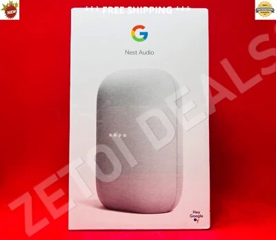 *BRAND NEW* Google Nest AUDIO- Smart SPEAKER with Google Assistant CHALK- SEALED - Image 1 of 4