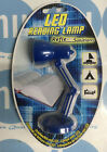 Mini LED Reading Lamp Night Light Books Camping Travel Blue