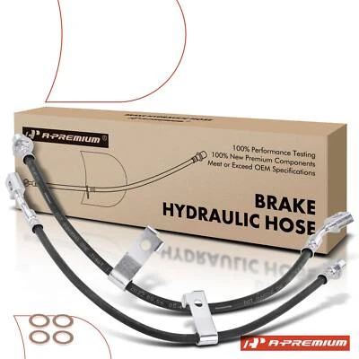 A-Premium 2 件制动液压软管前 LH 和右手适用于凯迪拉克 CTS 2008 - 2015 RWD — 第 1/4 张图片