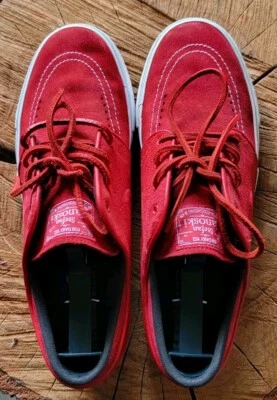RARO Usado Nike Stefan Janoski 'Rojo-Azul Chill' Talla 8 Para Hombres sin Caja SB Zoom Foto 1 de 4