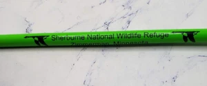 Sherburne National Wildlife Refuge Green Unused Wood Pencil Zimmerman Minnesota - Picture 1 of 7