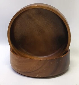 Salatschüsseln Holz Vintage 2 - Bild 1 von 4