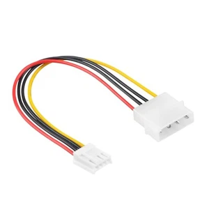 4-pin Molex Male (LP4) to 4-pin Floppy FDD Female (SP4) Power Adapter Cable - Picture 1 of 4