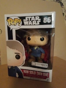 Star Wars Funko Pop Han Solo (Snow Gear) (Loot Crate Exclusive) #86 - Picture 1 of 7