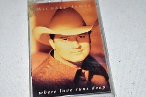 Where Love Runs Deep by Michael James Cassette 1995 - Picture 1 of 4