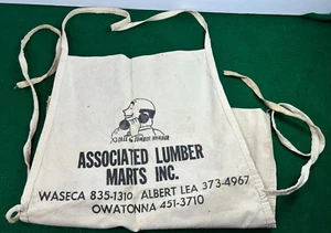 Delantal vintage Associated Lumber Marts Inc Waseca Albert Lea Owatanna - Imagen 1 de 9
