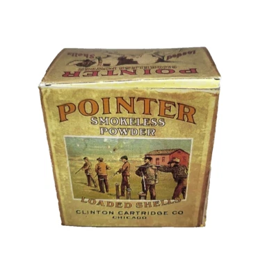 Vintage Pointer Smokeless Powder Loaded Shells Empty Box - REPRODUCTION - Image 1 of 4