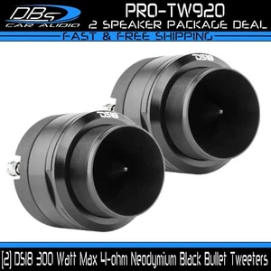 Altavoz de coche 2 DS18 PRO-TW920 bala de compresión negra súper tweeters 300W 4 ohmios - Imagen 1 de 7