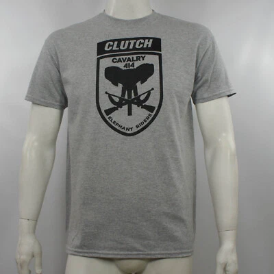 Authentic CLUTCH Band Elephant Riders Logo Gray T-Shirt S M L XL XXL NEW - Image 1 of 3