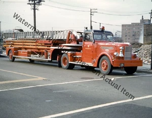 Pirsch Chicago Truck Co. 11 1950s Fire Truck Photograph Print 8.5x11" - Picture 1 of 1