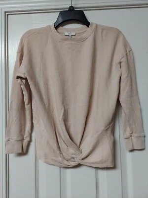  JOIE PINK SWEATSHIRT WITH TIE FRONT - SIZE XS - Imagem 1 de 3