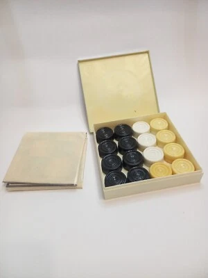 Souvenir Checkers Chess Chisinau Board Game Travel Road USSR Soviet Vintage - Image 1 of 4