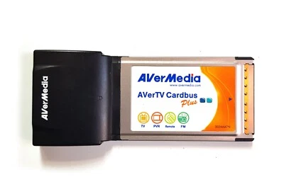 AverMedia AVerTV Cardbus Plus TV FM tuner PCMCIA E501R - Image 1 of 4