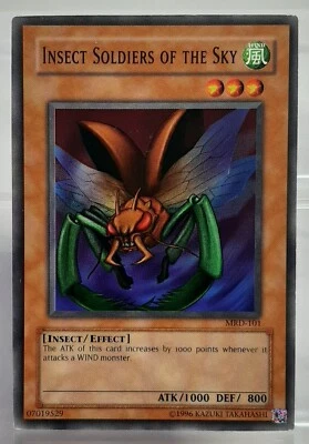 YUGIOH Vintage - Insect Soldiers of the Sky - MRD-101 - Metal Raiders - EN/NM - Bild 1 von 3