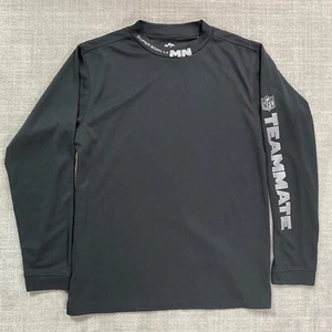 Tri Mountain Super Bowl LII 52 Mens Sz Medium M Black Long Sleeve Thermal Shirt - Picture 1 of 12