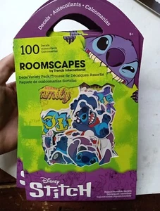 100 Piece Disney Stitch  Concept Art Style RoomScapes Repositional Wall Decals - Picture 1 of 4