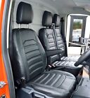 Ford Transit Custom Tailored Leather Look Waterproof Quilted Van Seat Covers