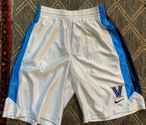 VILLANOVA WILDCATS NIKE Men's Medium NCAA Blue/white Basketball Shorts Cover
