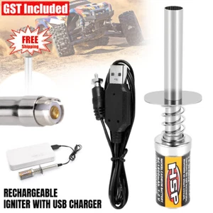 Rechargeable Glow Plug Igniter for Nitro RC Car Truck 1.2V 1800mAh W/USB Charger - Picture 1 of 19