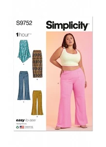 Simplicity Very Easy SEWING Pattern S9752 Womens 1 Hour Skirts & Trousers - Picture 1 of 7