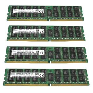 64GB HP SKhynix 4x16GB  DDR4 RAM 752369-081 774172-001 DL360 G9 DL380 G9 - Afbeelding 1 van 4