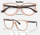 Ray-Ban RB4376V 8172 Transparent Brown Eyeglass Frames Size 57mm RX4376V 8172