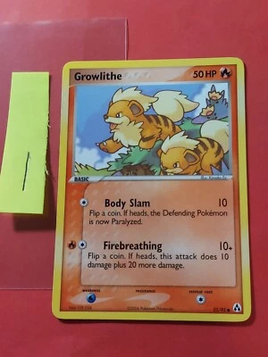 2006 Pokemon EX Legend Maker #55 Growlithe, C, NF/H, cd1 - Image 1 of 2