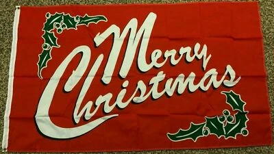 TRADE WINDS RED MERRY CHRISTMAS 3x5ft FLAG superior premium quality US seller 100D