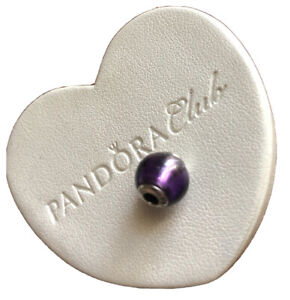Genuine Pandora ESSENCE FAITH Purple SYNTHETIC AMETHYST Charm RETIRED