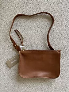 NUOVA MADEWELL The Simple Pouch Borsa da Cintura Marrone Vera Pelle XS - Foto 1 di 7