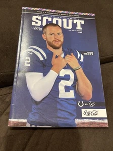 2021 Texans At Colts Game Day Program — Carson Wentz - Picture 1 of 2