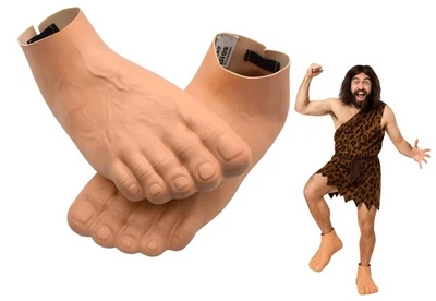 Jumbo Feet Slippers - Funny Shoes That Look Like Giant Feet, Big Toe Slippers... - Image 1 of 4