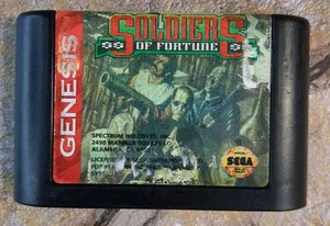 Soldiers of Fortune Game Only - Sega Genesis *SEE DESC* - Picture 1 of 4