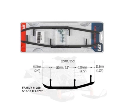 13-'18 for Polaris 800 Switchback Assault 144" Slasher Six inch Carbides Polaris - Image 1 of 2