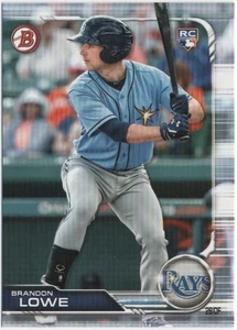 Brandon Lowe 2019 BOWMAN BASEBALL Base RC #98 Rays - Picture 1 of 2
