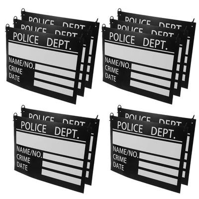 10 Pcs Prisoner Clothing Nameplate Photo Props for Party Photobooth - Image 1 of 4