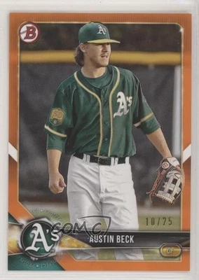 2018 Bowman Prospects Orange /25 Austin Beck #BP6 - Image 1 of 2