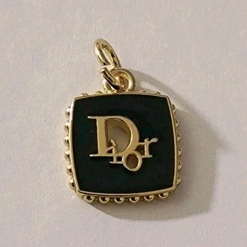 1Pcs Rare Dior Vintage Buttons and Zipper Pulls Metal  15mm  - Image 1 of 2