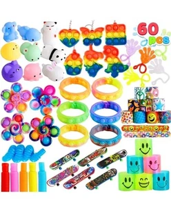 JOYIN 60 Piezas Favores de Fiesta para Niños, Popular Juguete Inquieto Paquete Bolsas de Artículos Fiesta - Imagen 1 de 6