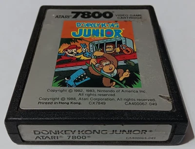 Donkey Kong Junior 1988 (Atari 7800) - Solo cartucho, TOTALMENTE PROBADO Y FUNCIONANDO Foto 1 de 2