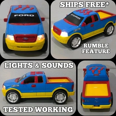 Road Rippers F-150 Ford Crew Cab Pickup Truck Lights & Sounds Primary Colors HTF - Image 1 of 4