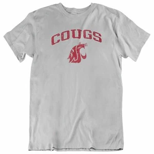 Washington Cougars Unisex Premium Short Sleeve T-Shirt Free Shipping "NEW"  - Picture 1 of 4
