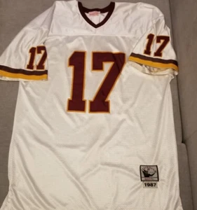 MAILLOT THROWBACK WASHINGTON REDSKINS NFL #17 DOUG WILLIAMS 1987 TAILLE 58 - Photo 1/11